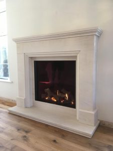 gas fire installation