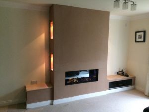 flase chimney breast installation